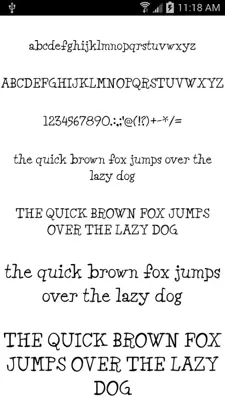 Free Fonts 50 Pack 7 android App screenshot 2