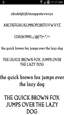 Free Fonts 50 Pack 7 android App screenshot 5