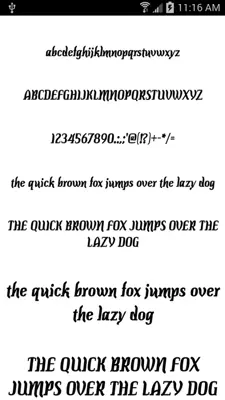 Free Fonts 50 Pack 7 android App screenshot 7